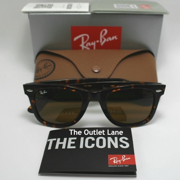 Model Display RayBan Wayfarer Brown RB2140 Tortoise - Picture 5 of 16